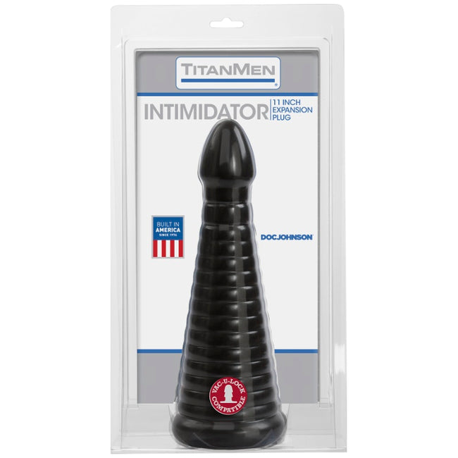 The Intimidator Anal Expansion Plug Black 27cm