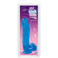 Cock And Balls With Suction Cup Sapphire 15cm
