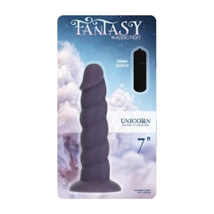 Unicorn Anal Dildo 7in Purple