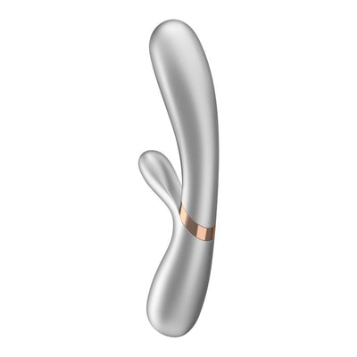 Satisfyer Hot Lover Rabbit Vibrator with warming function Silver/Champagne