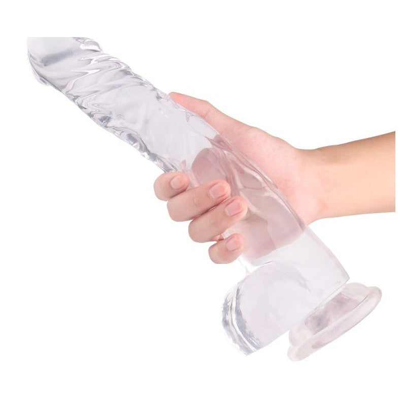 King Kong Dong w Balls 32cm Clear - XL