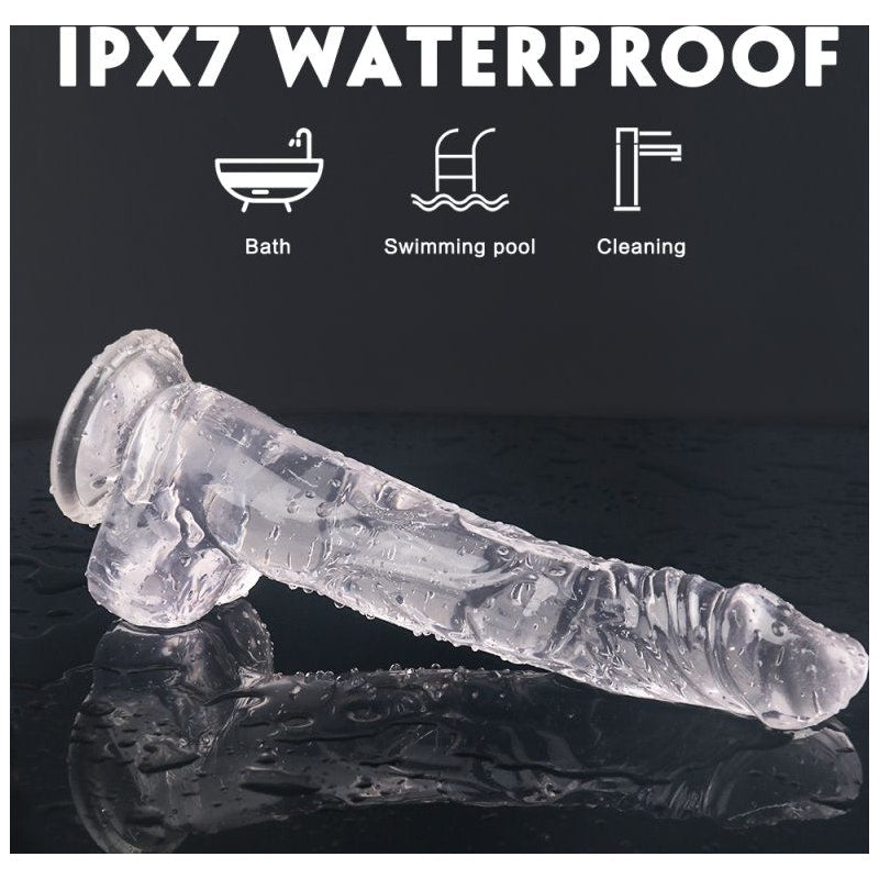 King Kong 32cm Dong w Balls Clear - XXL