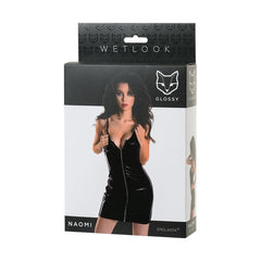 Glossy Wetlook Dress Naomi - 4 sizes