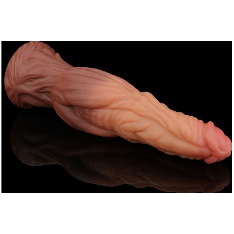 The Creature dual layered Platinum Silicone Cock 9.5in