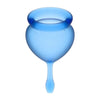 Feel Good Menstrual Cup  Dark Blue 2pcs