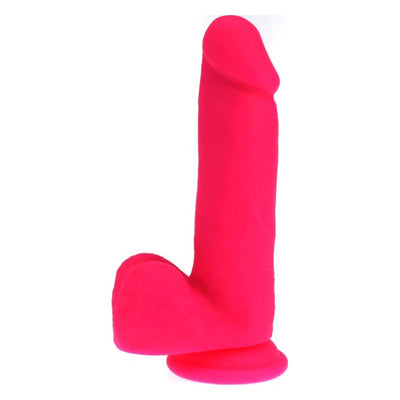 Thick Realistic Cock w Balls Pink