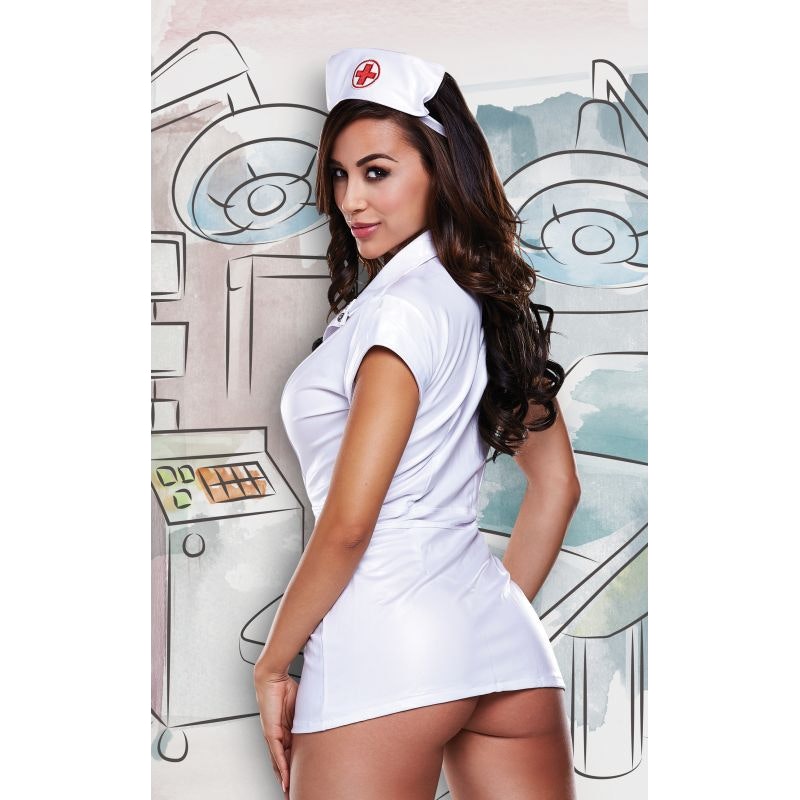 Nurse Costume 2 Pc w Hat - One size fits most