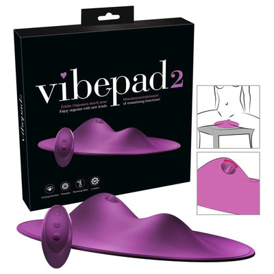 Vibepad 2 - sit-on ride-on pussy & anal stimulator with Vibro-Tongue
