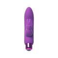 Alices Bunny Rechargeable Bullet with Rabbit Sleeve - Purple