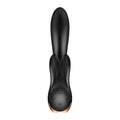Satisfyer Double Flex App Rabbit Vibrator - Black