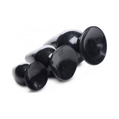 Triple Cones 3 Pc Anal Plug Set Black by Master Series