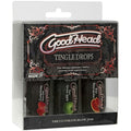 GoodHead Tingle Drops Strawberry, Apple and Watermelon 3 Pc