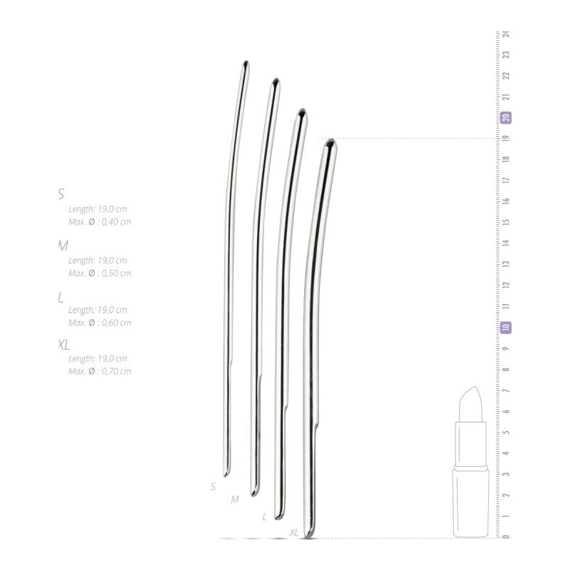 Single Ended Penis Sounding Dilator Trainer Set 4 Pc