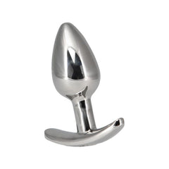 Pillow Talk Sneaky Luxurious Stainless Steel Anal Plug w Swarovski Crystal