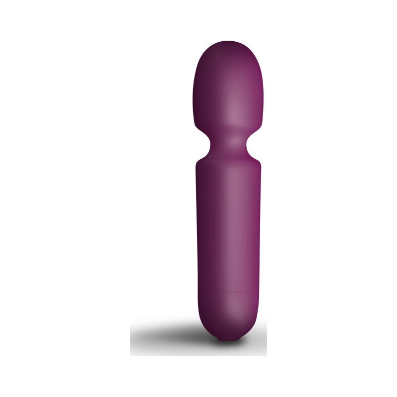 SugarBoo Playful Passion Mini Wand Vibrator - Burgundy