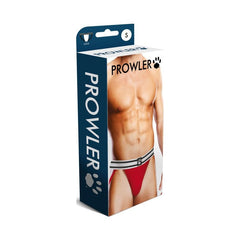Prowler Open Back Jock Red/White - S