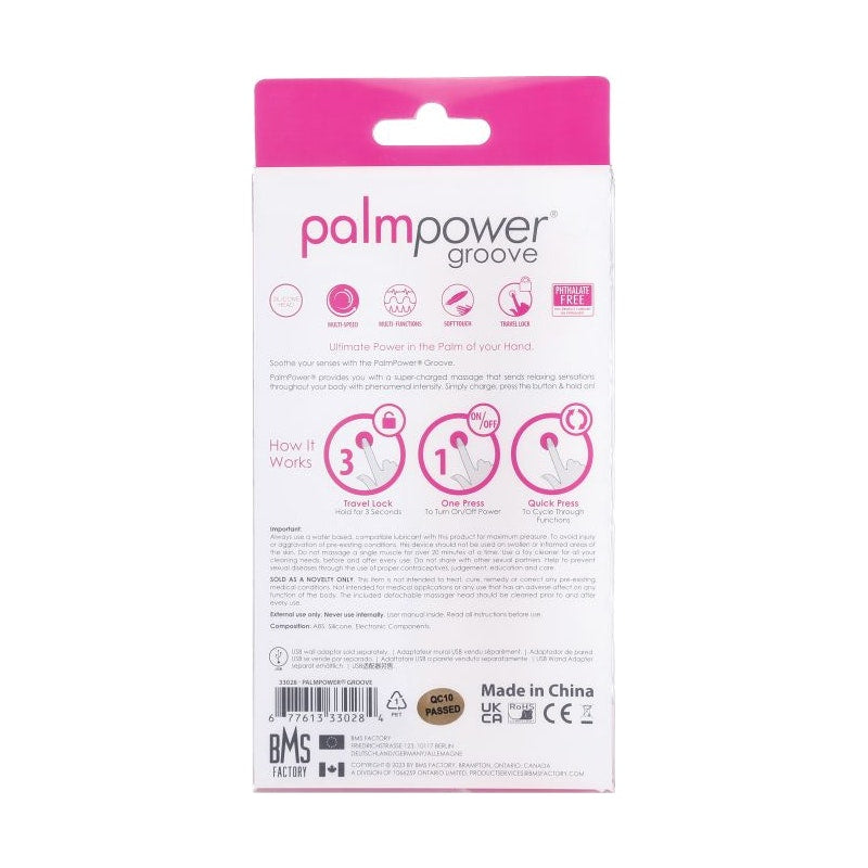 PalmPower Groove Mini Wand - Fuchsia Pink
