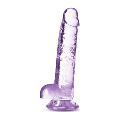 Naturally Yours 7" Dildo - Crystaline Amethyst