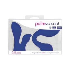 Massager Heads For PalmPower brand Wands - Blue