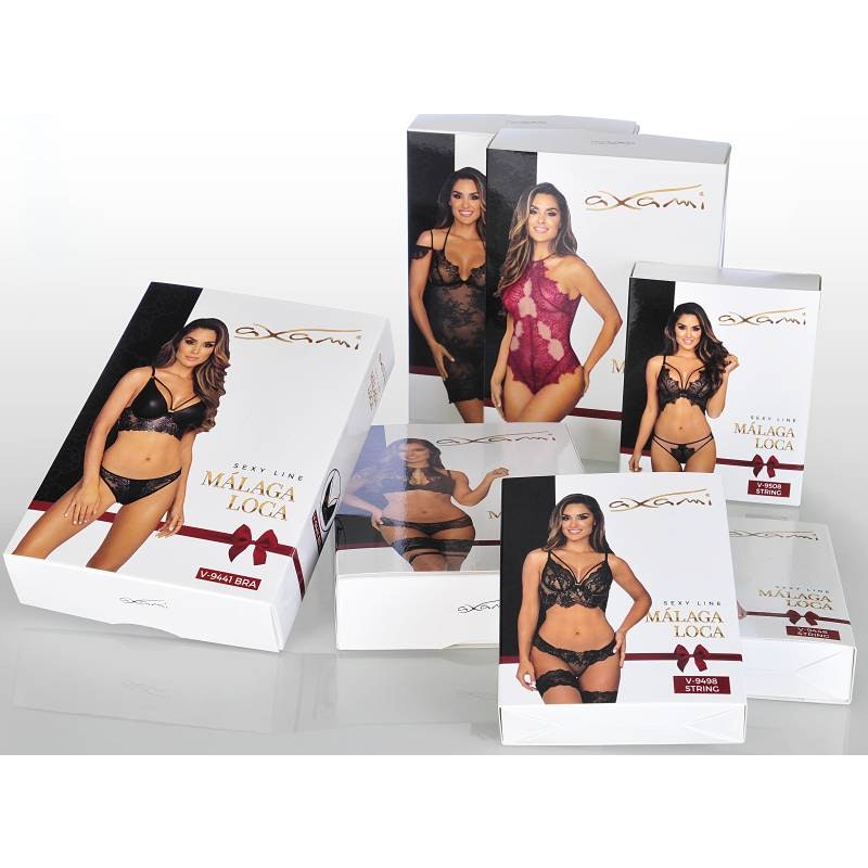 Stretch Wetlook Bra Black - 2 colours 4 sizes