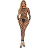 Swipe Right Crotchless Bodystocking Black - One Size fits Most