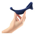 Underquaker Vibrating Anal Probe with Cockring and Remote Control - Blue