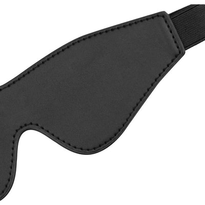 Faux Leather Blindfold Black