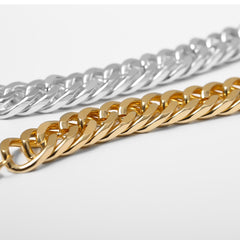 Necklace chunky gold links