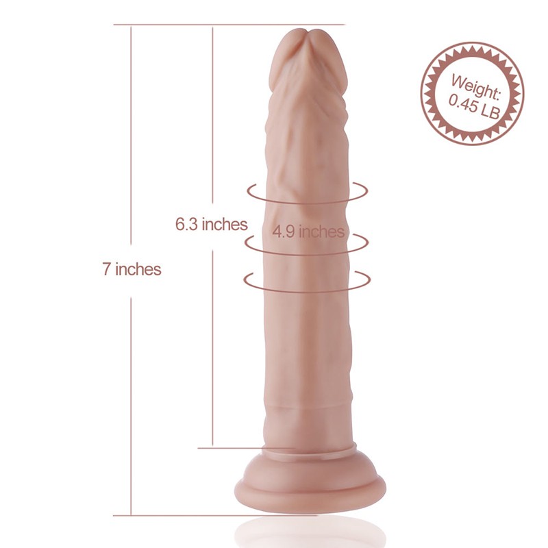 Hismith HSA31 Long n Slim BENDABLE Anal Dildo 19cm