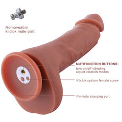 Hismith HSA72 Vibrating Dildo with Remote 22cm