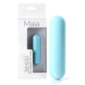 Maia Jessi - Teal  7.6 cm USB Rechargeable Bullet