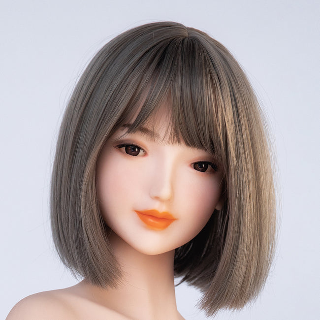 Moe 168cm tall Brunette Asian sex doll with pale skin tone B69 x W53 x H71cm