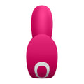 Satisfyer Top Secret + Wearable Vibrator with Vaginal & Anal Probes - Pink