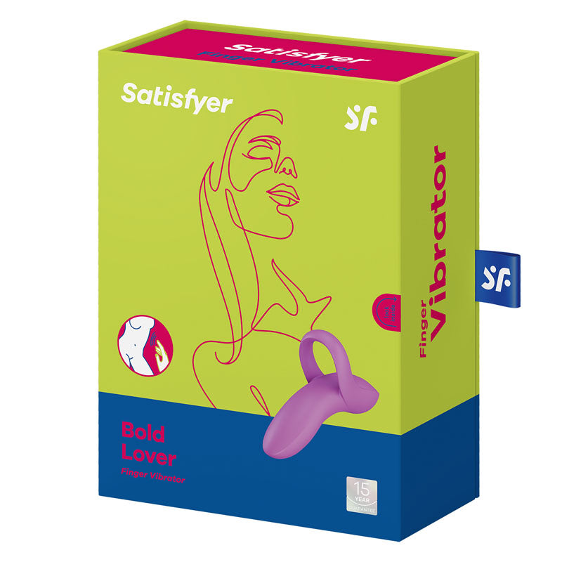 Satisfyer Bold Lover - Lilac USB Rechargeable Finger Stimulator