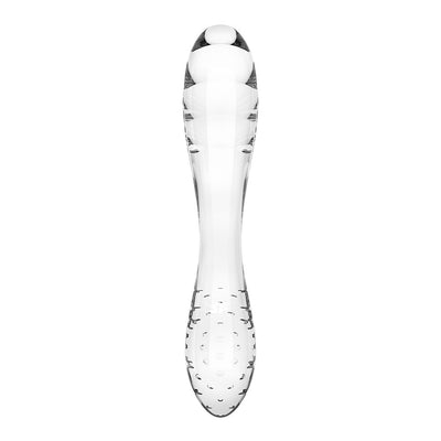 Satisfyer Dazzling Crystal Glass Dildo - Clear