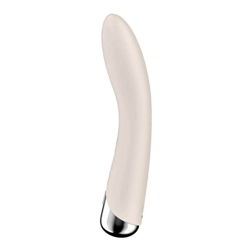 Satisfyer Spinning Vibe 1 Rotating Shaft Vibrator - Beige