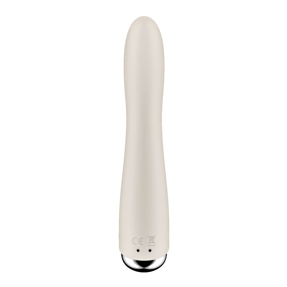 Satisfyer Spinning Vibe 1 Rotating Shaft Vibrator - Beige