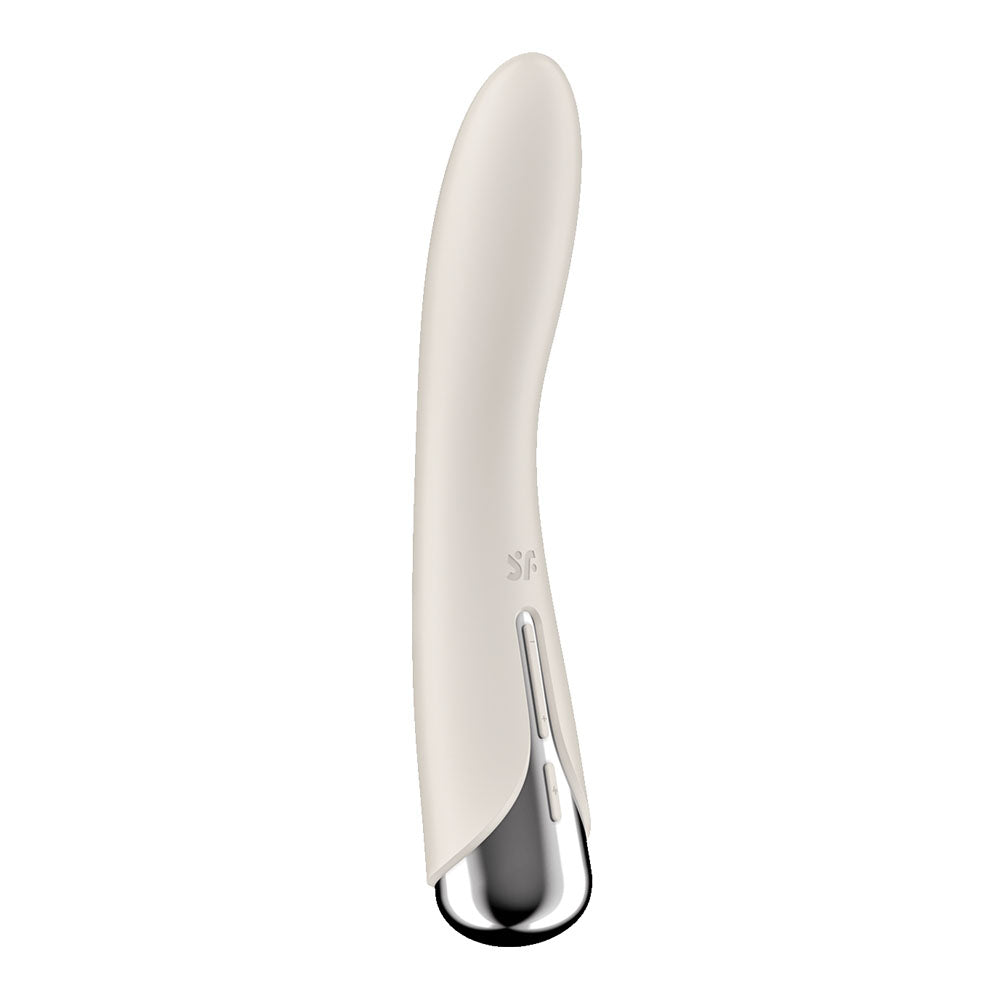 Satisfyer Spinning Vibe 1 Rotating Shaft Vibrator - Beige