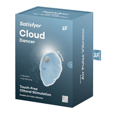 Satisfyer Cloud Dancer Air Pulse Clit Stimulator - Blue