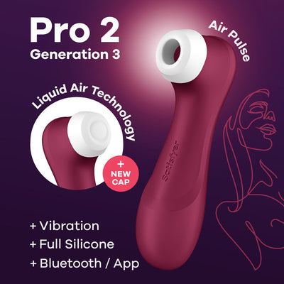 Satisfyer Pro 2 Generation 3 Air Pulse Vibe with App Control