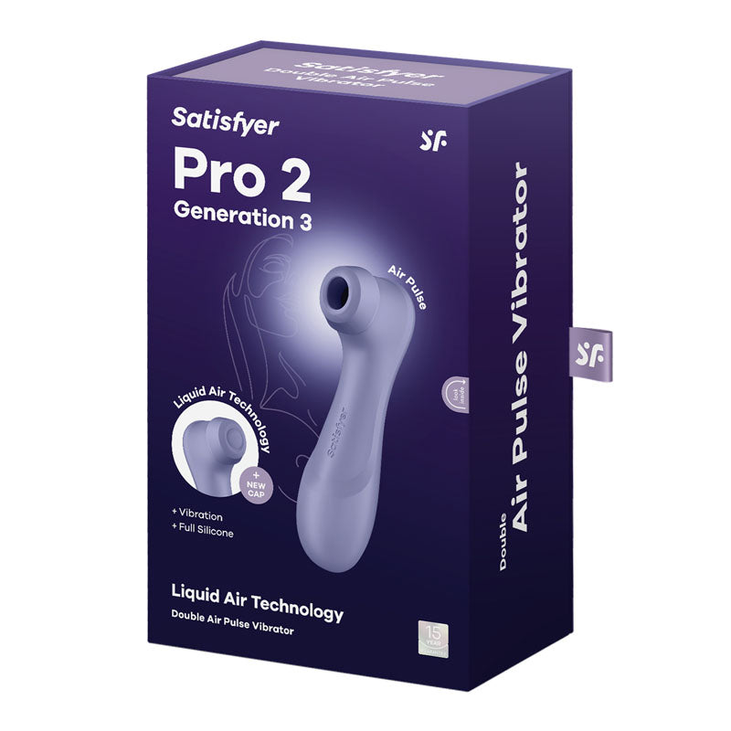 Satisfyer Pro 2 Gen 3 - Lilac Touch-Free USB-Rechargeable Clit Stimulator