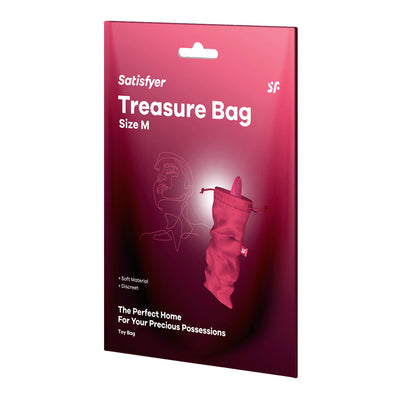 Satisfyer Treasure Sex Toy Bag Medium - Pink