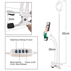LED Ring light for phones. For livestream, videochat, video footage & selfies