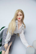 Nancy 166cm tall Blonde sex doll with pale skin tone B80 x W53 x H83cm