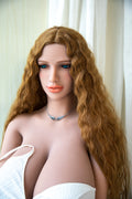 Vicky 171cm tall Redhead sex doll with light tan skin tone B102 x W54 x H97cm