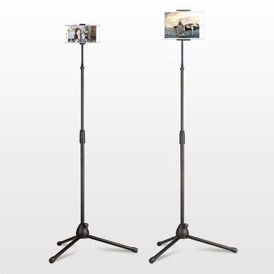 Flexible & height adjustable stand for phones & tablets