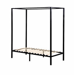 Steel Four Post bed frame - Single