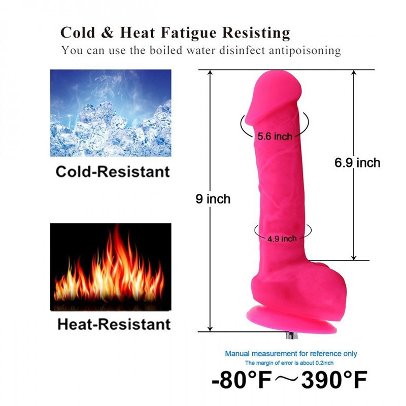 Hismith HSA11 Pink Dildo 23cm
