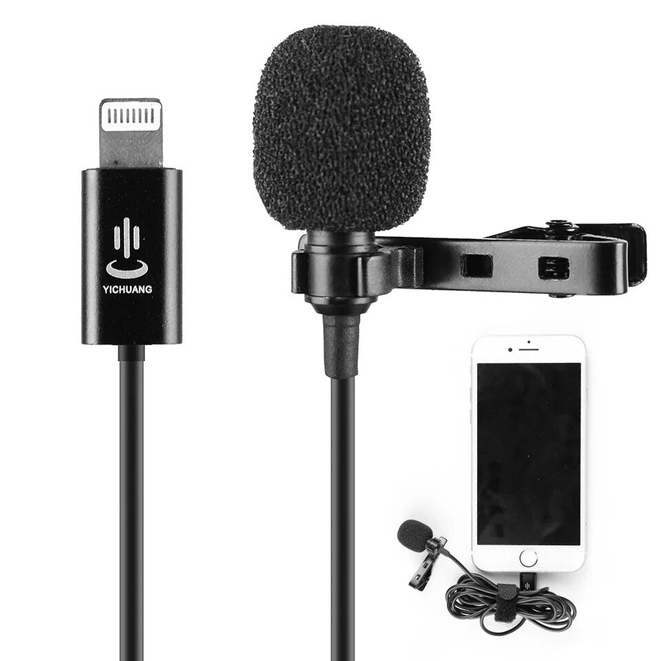 YC-LM10 II 1.5m Condenser Microphone for iPhone & iPad