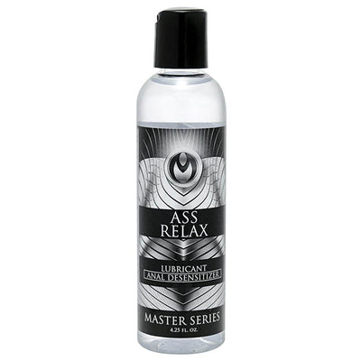 Master Series Ass Relax - Anal Desensitising Lubricant - 125 ml Bottle